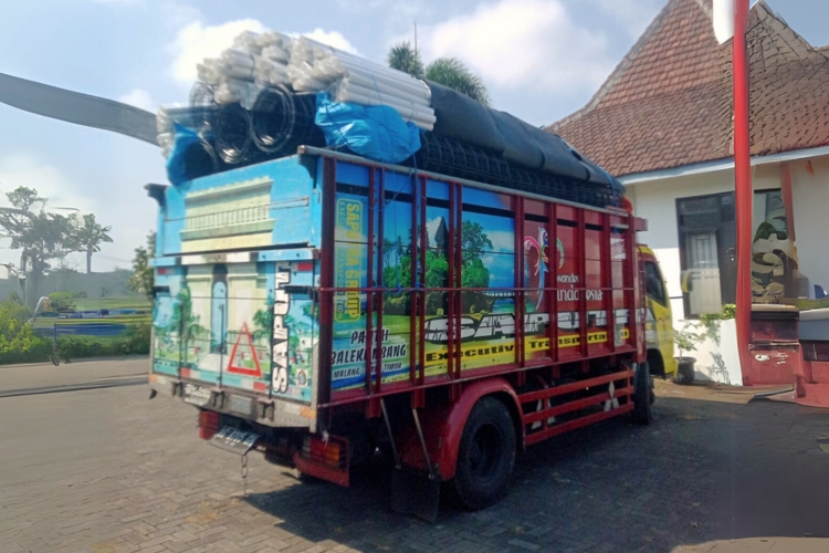 kolam terpal siap kirim